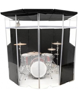Control Acoustics 6 Foot Acrylic Isolation Booth and Sound Dampening System