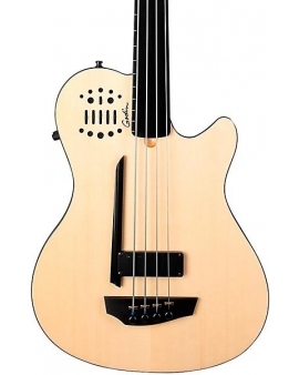 Godin A4 Ultra Natural Fretless Semi-Acoustic Bass Natural
