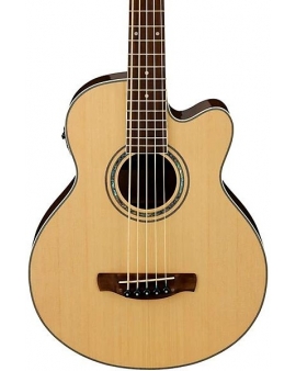 Ibanez AEB105E 5-String Acoustic-Electric Bass Guitar Gloss Natural