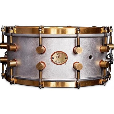 A&F Drum Co A&F'ers 14x4" Bell Series Aluminum Snare Drum With Untreated Brass Hardware