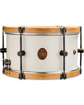 A&amp;F Drum Co Antique White Maple Field Snare Drum 14 x 8 in.