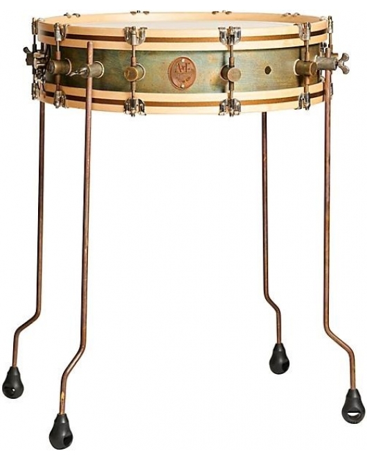 A and F Drum Co Gun Shot Brass Snare 18x4