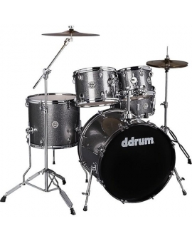 ddrum D2 5-Piece Complete Drum Kit Dark Silver Sparkle