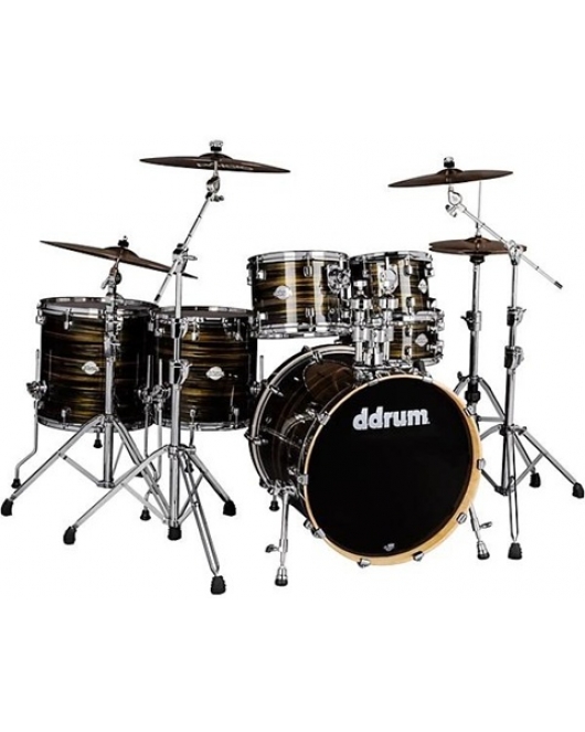 ddrum Dominion 6-Piece Shell Pack Brushed Olive Metallic ddrum Dominion 6-Piece Shell Pack Brushed Olive Metallic