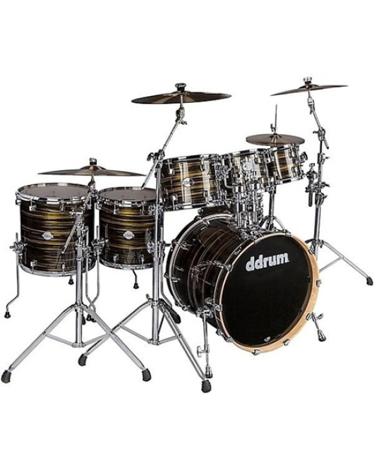 ddrum Dominion Birch 6-Piece Shell Pack Olive Metallic