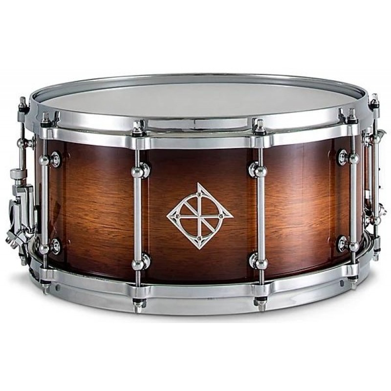Dixon Artisan Australian Rose Gum Snare Drum 14 x 6.5 Vintage Burst premium tone warm sound ideal for studio and stage use