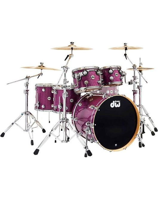 DW 5-Piece Collectors SSC Maple Shell Pack Purple Glass DW 5-Piece Collectors SSC Maple Shell Pack Purple Glass