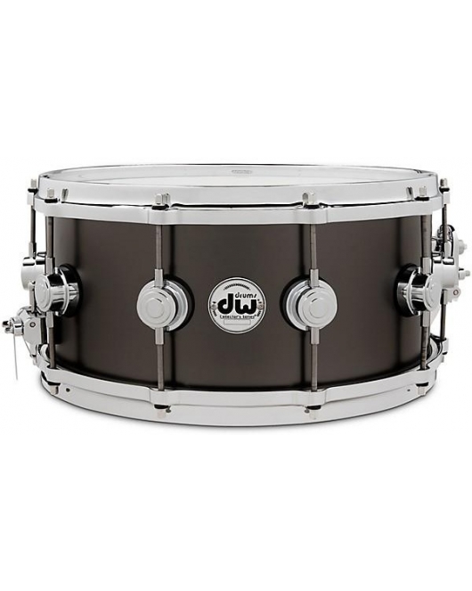 DW Collector Series 14x65 Satin Black Brass Snare