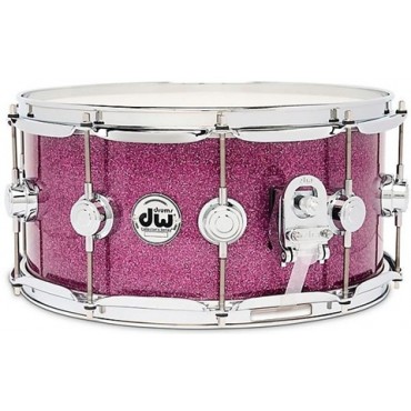 DW Collector's SSC Maple Finish Ply Snare Drum 14 x 6.5 in. Purple Glass