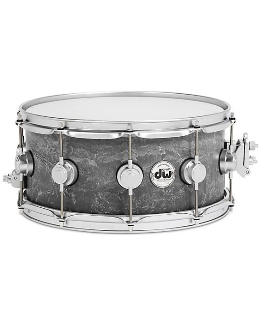 DW Concrete 14x65 Snare Drum Satin Chrome DW Concrete 14x65 Snare Drum Satin Chrome