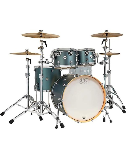 DW Design Series 4-Piece Shell Pack Satin Sage DW Design Series 4-Piece Shell Pack Satin Sage