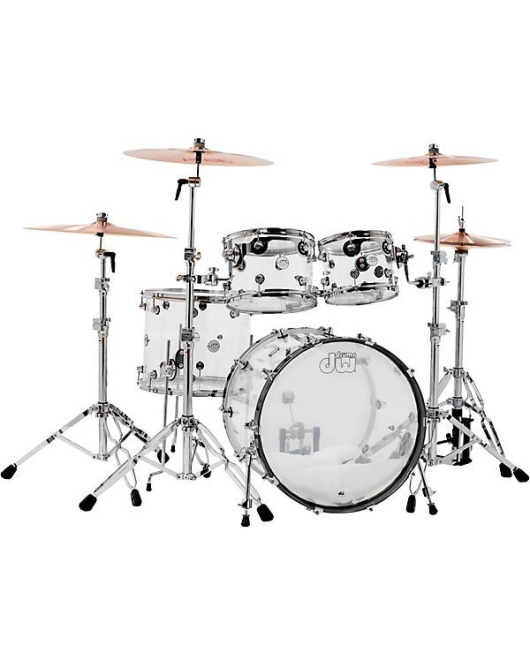 DW Design Series 4-Piece Acrylic Shell Pack Clear