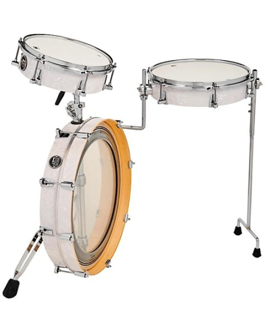 DW Performance 3-Piece Low Pro Travel Pack White Marine Pearl DW Performance 3-Piece Low Pro Travel Pack White Marine Pearl