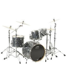 DW Performance Series 5-Piece Shell Pack Black Diamond with Chrome Hardware
