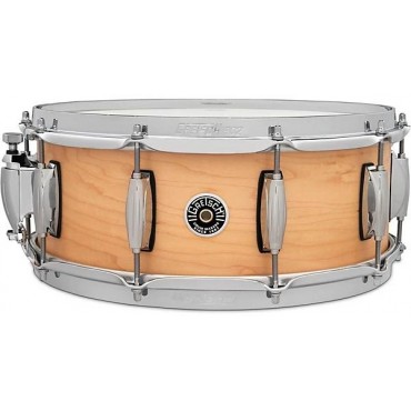 Gretsch Drums Brooklyn Straight Satin Snare Drum with Lightning Throw-Off 14 x 5.5 in. Natural