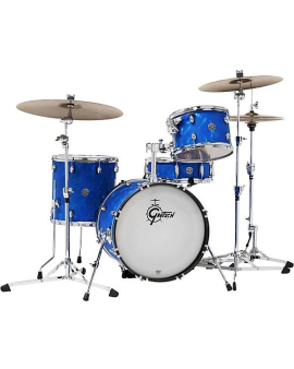 Gretsch Drums Catalina Club Jazz 4-Piece Shell Pack With 18" Bass Drum Blue Satin Flame
