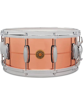 Gretsch Drums USA C2 2mm Polished Copper 10 Lug Snare Drum 14 x 6.5 in.