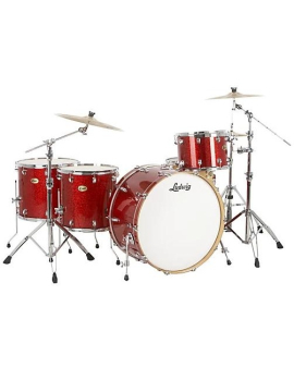 Ludwig Centennial Zep 4-Piece Shell Pack Red Sparkle