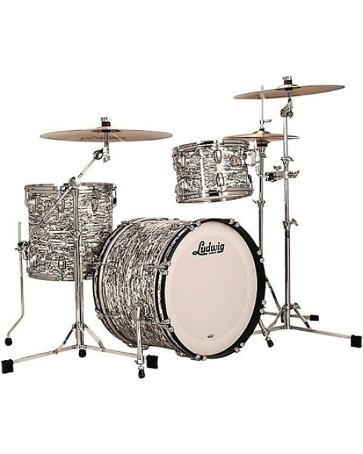Ludwig Classic Maple 3 Piece Drum Pack White Abalone