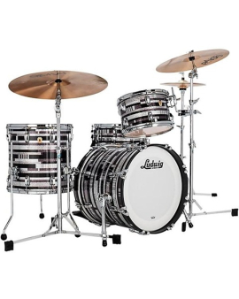 Ludwig Classic Maple 3-Piece Jazzette Shell Pack With 18" Bass Drum Digital Sparkle