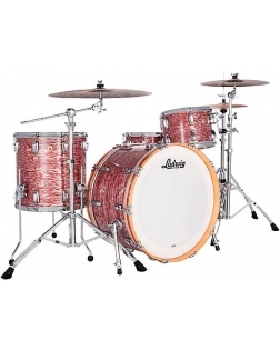 Ludwig Classic Maple 3-Piece Pro Beat Shell Pack With 24" Bass Drum Pink Oyster