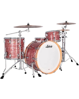 Ludwig Classic Maple 3-Piece Pro Beat Shell Pack With 24" Bass Drum Pink Oyster