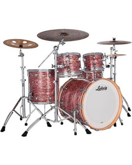 Ludwig Classic Maple 4-Piece MOD Shell Pack With 22" Bass Drum Pink Oyster