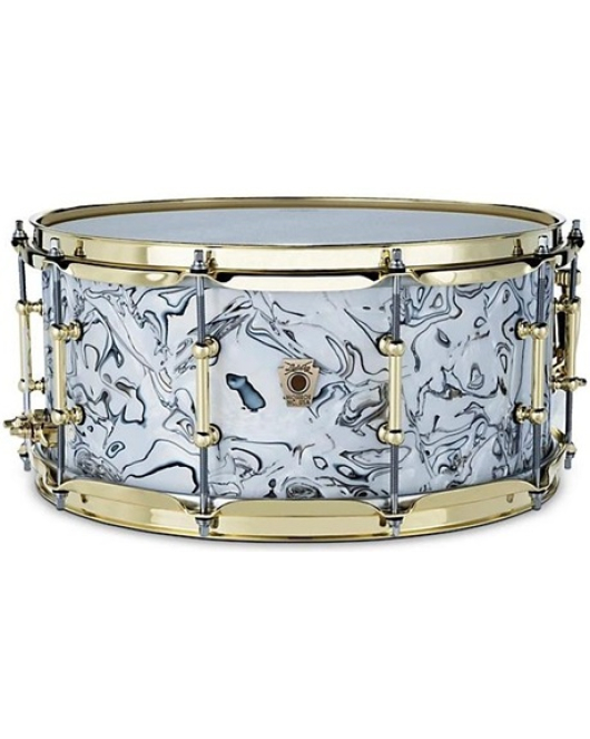 Ludwig Classic Maple Snare Drum White Mosaic