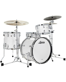 Ludwig Classic Oak 3-Piece Downbeat Shell Pack With 20" Bass Drum White Marine Pearl