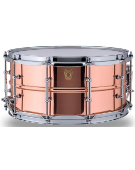 Ludwig Copper Phonic Smooth Snare Drum 14 x 6.5 in. Smooth Finish with Tube Lugs