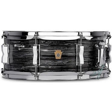 Ludwig Jazz Fest Snare Drum 14 x 5.5 in. Vintage Black Oyster Pearl