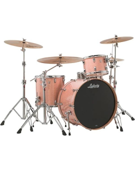 Ludwig Keystone X 3-Piece Pro Beat Shell Pack with 24 in. Bass Drum Champagne Sparkle