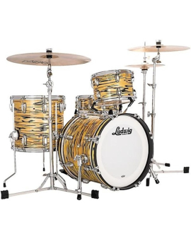 Ludwig Legacy Mahogany 3-Piece Jazzette Shell Pack with 18 in. Bass Drum Lemon Oyster