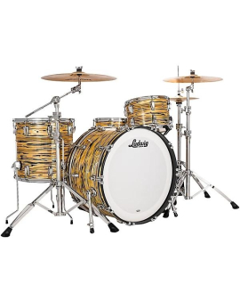 Ludwig Legacy Mahogany 3-Piece Pro Beat Shell Pack With 24" Bass Drum Lemon Oyster