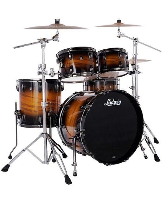 Ludwig Maple Exotic 4-Piece Studio Shell Pack 22 Bass Drum