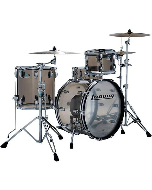 Ludwig Vistalite 3-Piece Fab Shell Pack 22 Bass Bronze