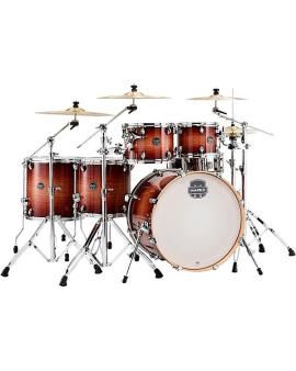 Mapex Armory Series Exotic Studioease 6-Piece Shell Pack With Deep Toms and 22" Bass Drum Redwood Burst