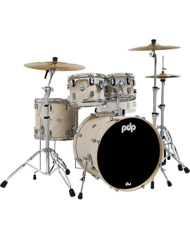 PDP by DW Concept Maple 4-Piece Shell Pack With Chrome Hardware Twisted Ivory