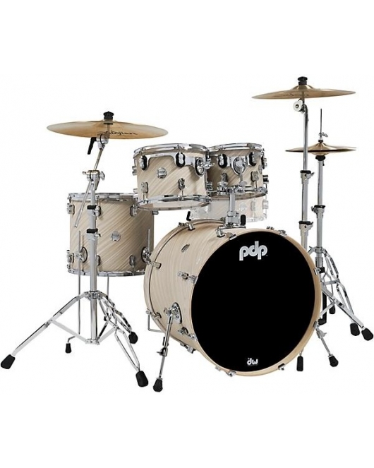 PDP by DW Concept Maple 4-Piece Shell Pack Twisted Ivory PDP by DW Concept Maple 4-Piece Shell Pack Twisted Ivory