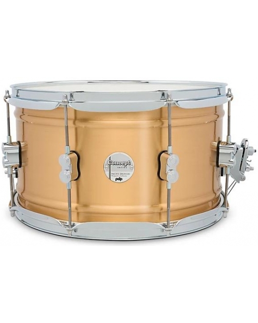 PDP by DW Concept 14 x 8 in Brushed Brass Snare Drum PDP by DW Concept 14 x 8 in Brushed Brass Snare Drum