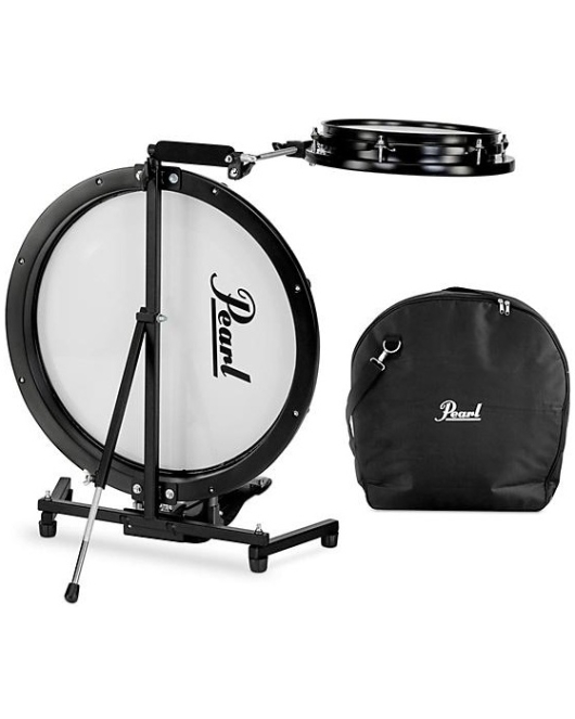 Pearl Compact Traveler 2-Piece Drum Kit Black