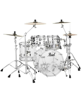 Pearl Crystal Beat 4-Piece New Fusion Shell Pack Ultra Clear