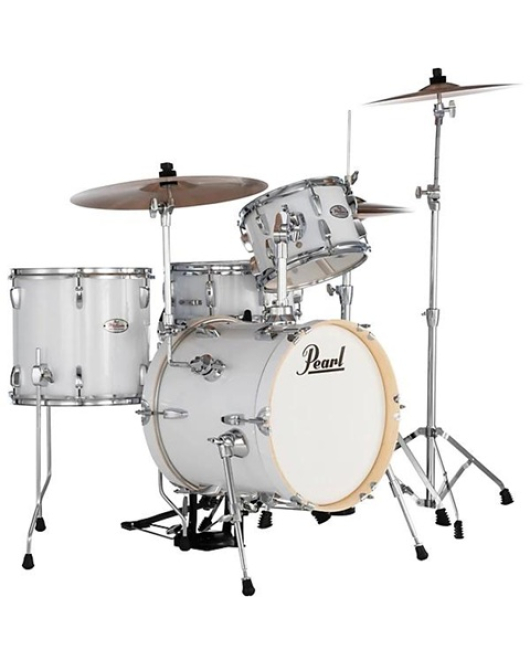 Pearl Midtown 4-Piece Complete Drum Set Pure White Pearl Midtown 4-Piece Complete Drum Set Pure White