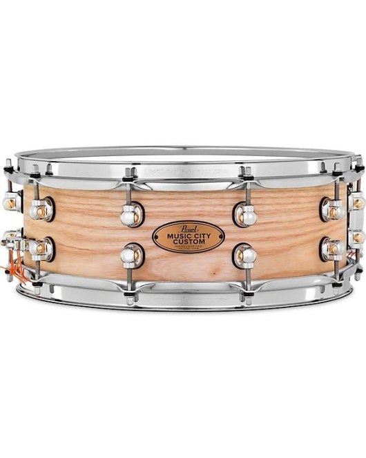 Pearl Music City Custom Ash Snare 14 x 5 in Natural Pearl Music City Custom Ash Snare 14 x 5 in Natural