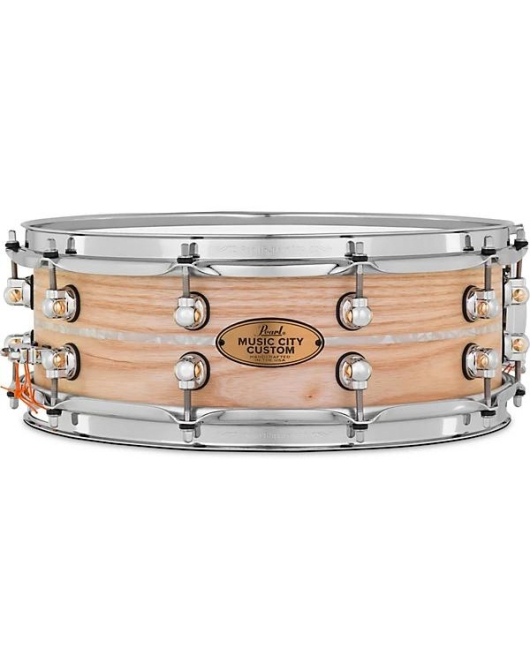 Pearl Music City Ash Snare 14x5 Nicotine Marine