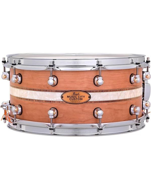 Pearl Music City Cherry Snare 14x6.5 DuoBand Ebony