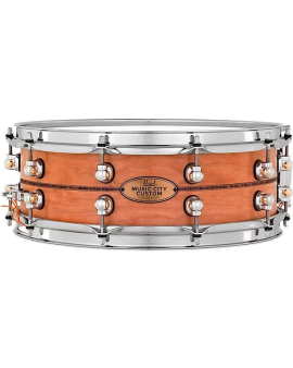Pearl Music City Custom Solid Shell Snare Cherry with Kingwood Center Inlay 14 x 5 in.