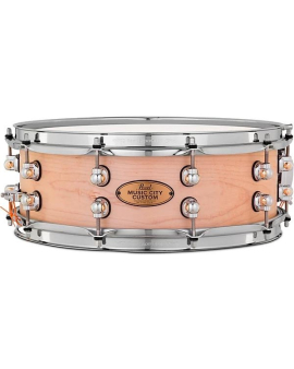 Pearl Music City Custom Solid Shell Snare Maple in Hand-Rubbed Natural Finish 14 x 5 in.