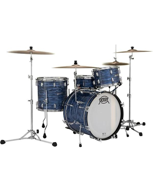 Pearl President Deluxe 3 Piece Drum Set Ocean Ripple