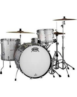 Pearl President Series Deluxe 3-Piece Shell Pack with 24 in. Bass Drum Silver Sparkle
